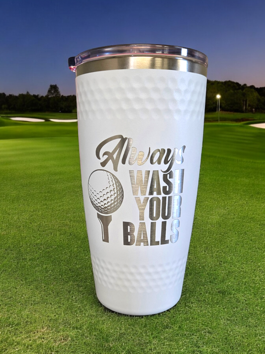 20oz Golf Tumbler w/Sliding Lid