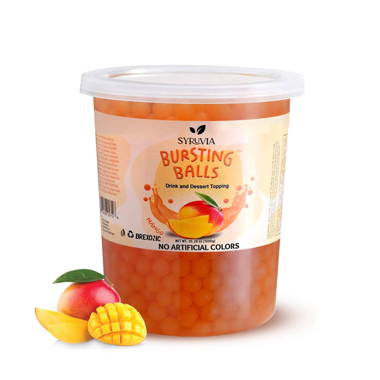 2 LB Mango Flavored Popping Boba