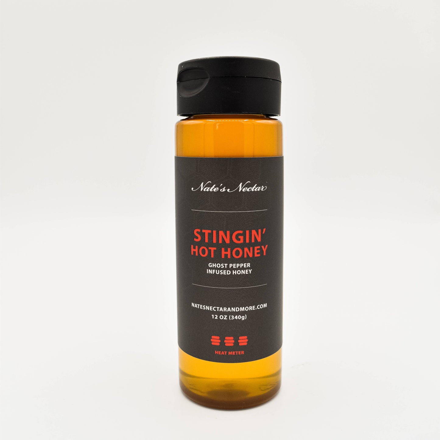 Stingin' Hot Honey, Plastic Squeeze Bottle 12oz