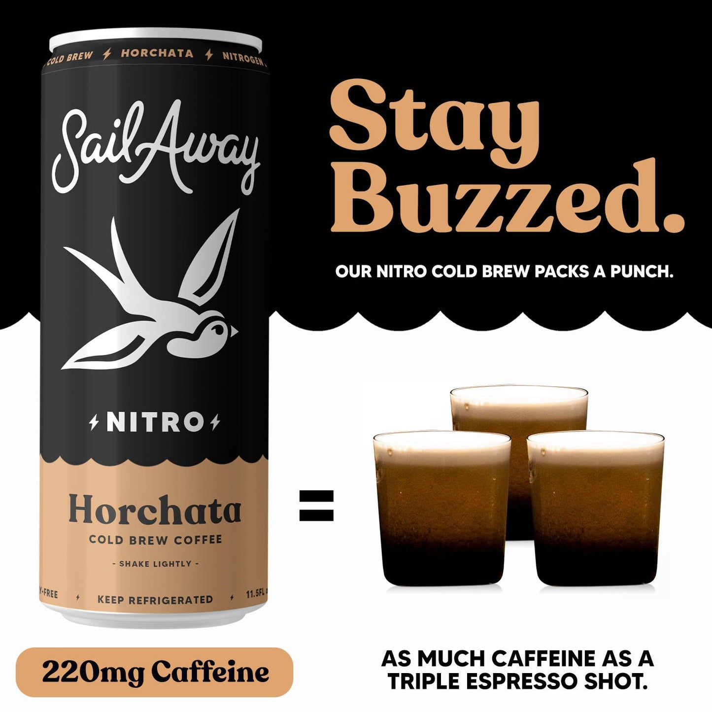 Cold Brew Coffee - Vanilla & Cinnamon 4-Pack