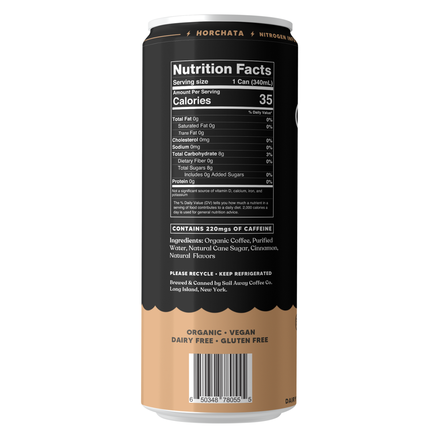 Cold Brew Coffee - Vanilla & Cinnamon 4-Pack