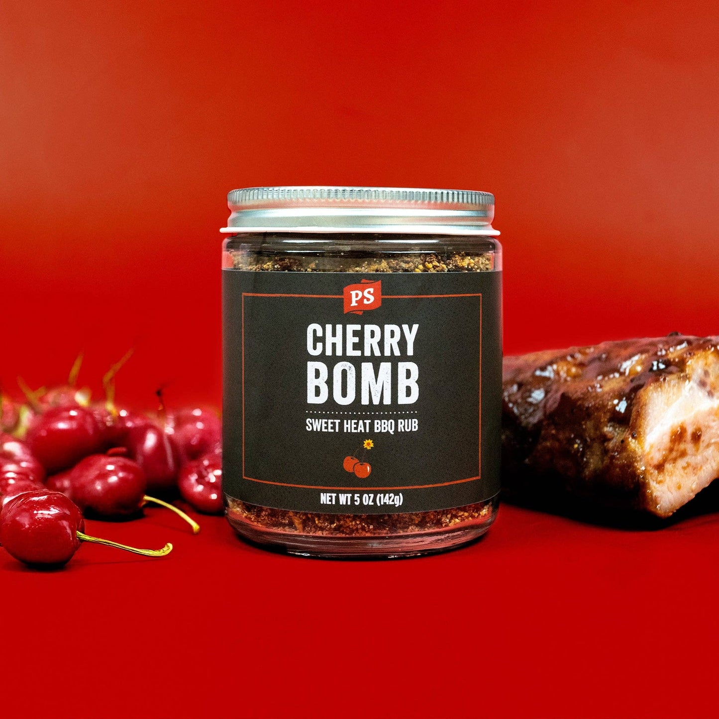 Cherry Bomb - Sweet Heat BBQ Rub 5oz