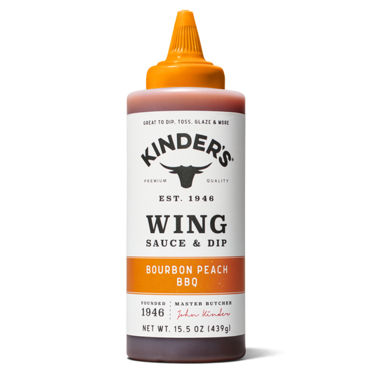 Bourbon Peach BBQ Wing Sauce 15.5oz