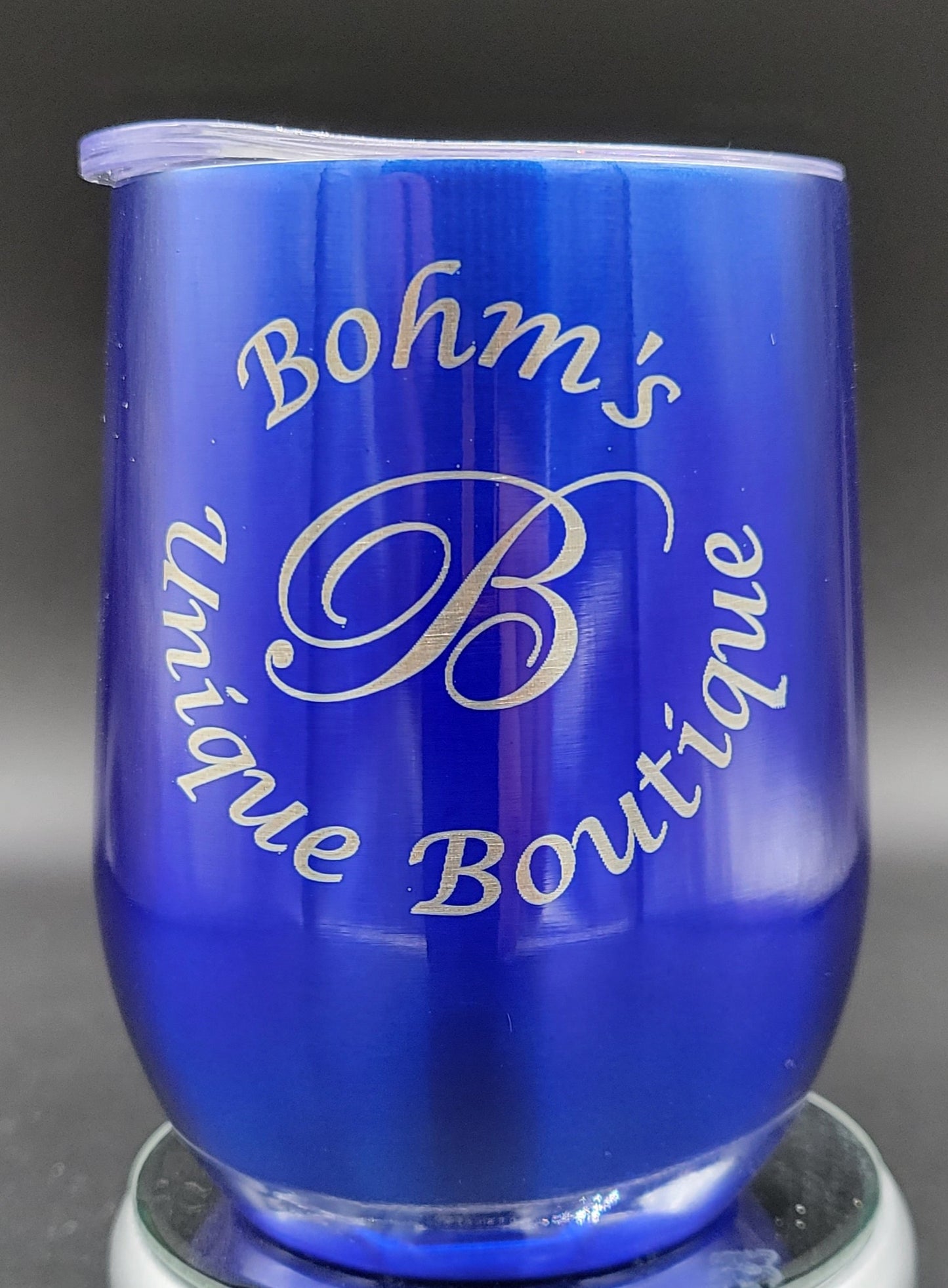 Custom Engraved Wine Tumbler 12oz