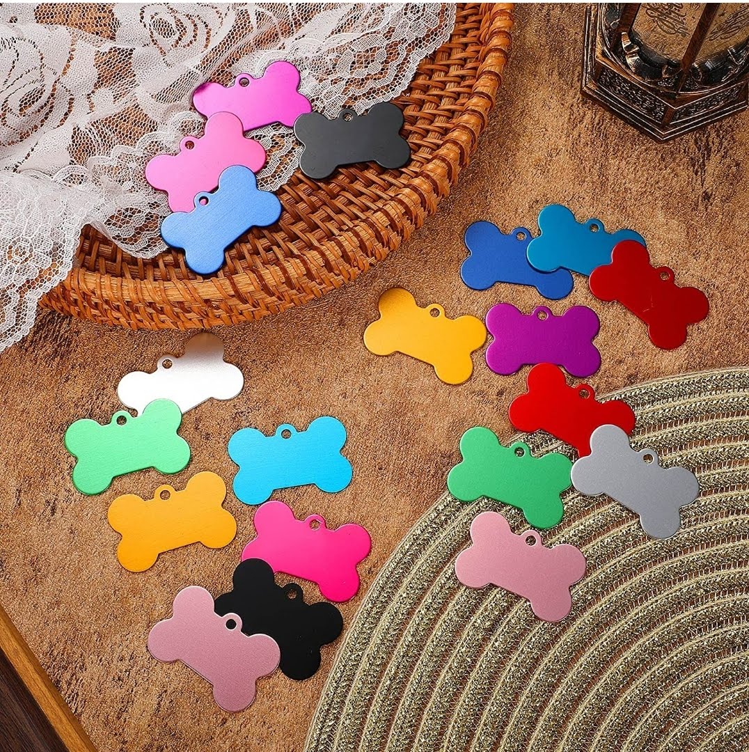 Custom Dog ID Tag (Bone Shaped)